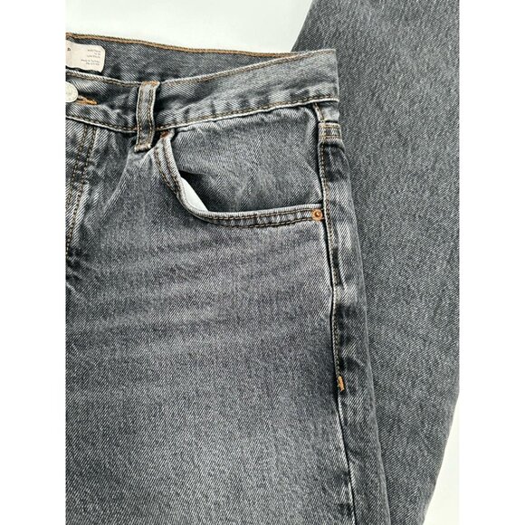 Topshop Editor Gray Denim Women's Jeans Button Fly W20 L29 - Picture 4 of 12